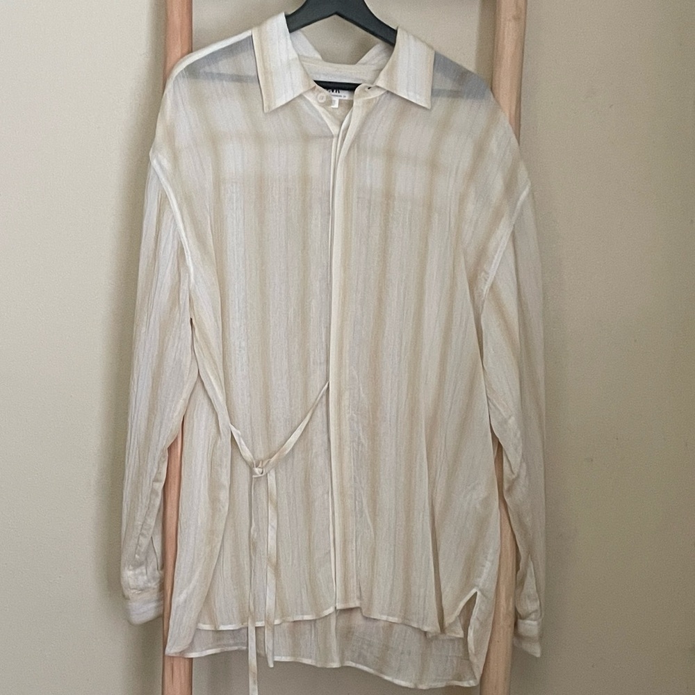 ZARA Bow Shirt